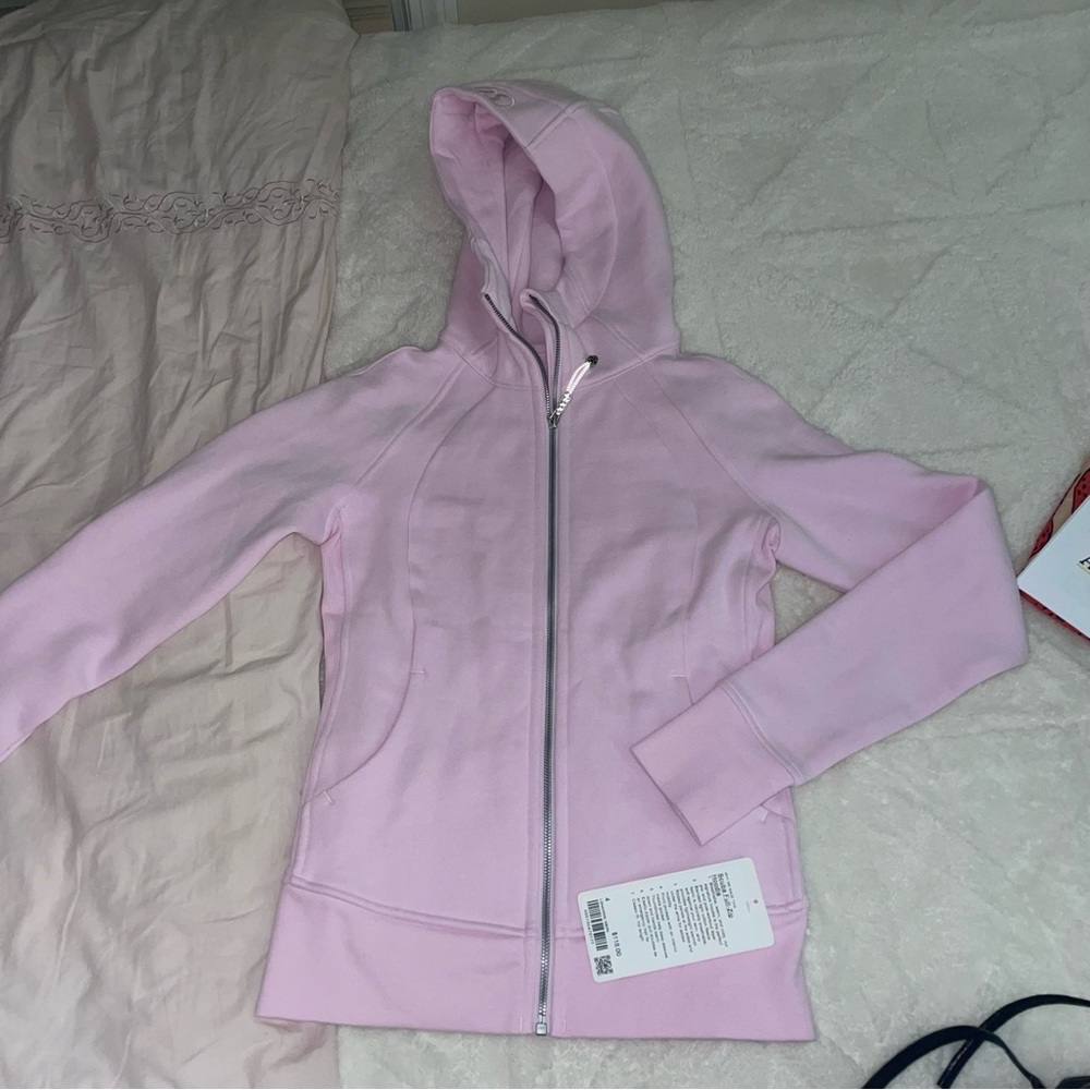 Lululemon Meadowsweet Pink Scuba Full Zip NWT